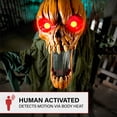 thumbnail image 4 of Haunted Hill Farm 7.3 ft. Scary Groundbreaking Jack Halloween Animatronic by Tekky, HHGROUNDJACK-1FLSA, 4 of 18