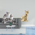 thumbnail image 2 of Escultura de animal moderna, figura de búho y gato, adorno de mesa, estatua artesanal para sala de estar, oficina, armario, chimenea, decoración, mesi, 2 of 8
