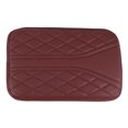 thumbnail image 1 of Funda del Consola Central del Coche Funda para Reposabrazos con Bolsa de Almacenamiento 11.81"x7.76"x0.59" Cuero Nappa Rojo Oscuro, 1 of 1