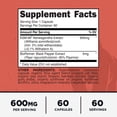 thumbnail image 5 of Primal KSM-66 Ashwagandha Capsules (60 Capsules / 60 Servings, 600 mg KSM-66 Per Serving) | Premium Ashwagandha Root Extract - Gluten Free, Non-GMO Nutritional Supplement, 5 of 5