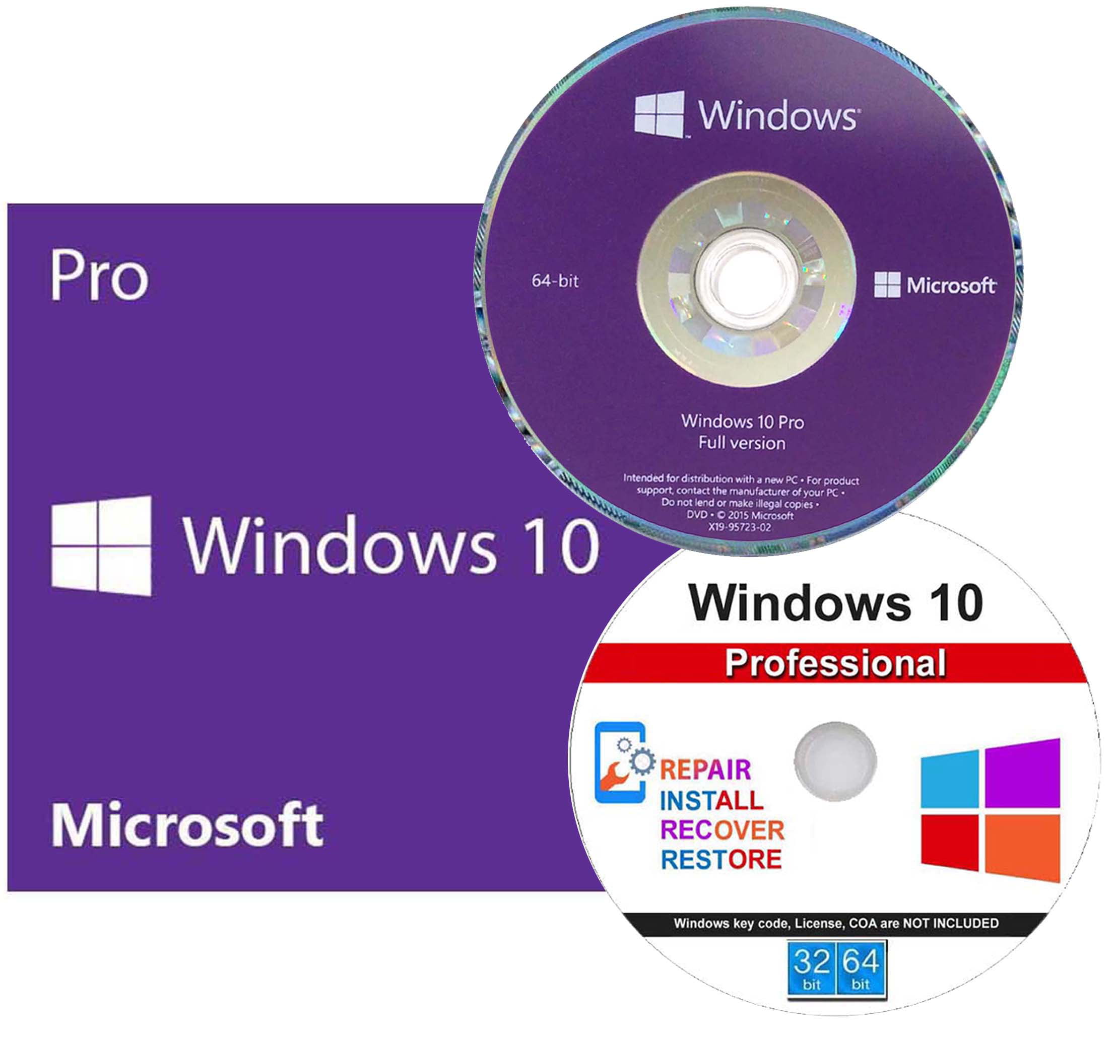 windows 10 pro 64-bit cd-rom
