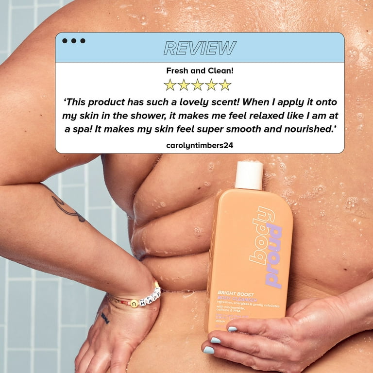 【新品】PROUST BODY CLEANSE WASH 120g Body Proud, Bright Boost Body Wash Cleanser gel with
