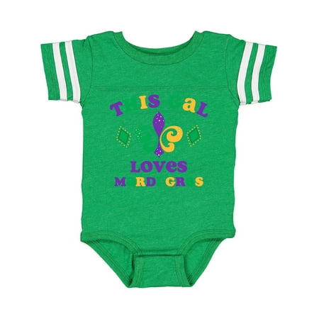 

Inktastic This Gal Loves Mardi Gras Gift Baby Boy or Baby Girl Bodysuit