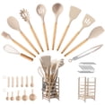thumbnail image 5 of Hecef 32 Piece Kitchen Utensils Set, Food Grade Silicone Cooking Gadgets Tools with Holder, 5 of 12