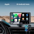 thumbnail image 1 of Radio de coche Mirrorlink inalámbrico Carplay Android Auto portátil estéreo de coche 7 pulgadas HD, 1 of 9