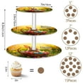 thumbnail image 3 of 3-Tier Acrylic Cupcake Stand Sturdy Dessert Display Cupcake Tower Cupcake Holder for Party Wedding Outdoor Picnic A Easter Bunny, 3 of 8