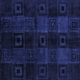 thumbnail image 1 of Ahgly Company Indoor Square Abstract Blue Modern Area Rugs, 7' Square, 1 of 4