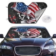 thumbnail image 2 of Balery Largemouth Bass Fish in USA Print Car Windshield Sun Shade,Windshield Sunshade for Car Pickup Truck SUV Accessories-Small, 2 of 7