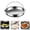 A, variant on Small Stainless Steel Steamer Insert with Handle, Replacement Vegetable Steaming Basket, 20x6cm, 1 Piece