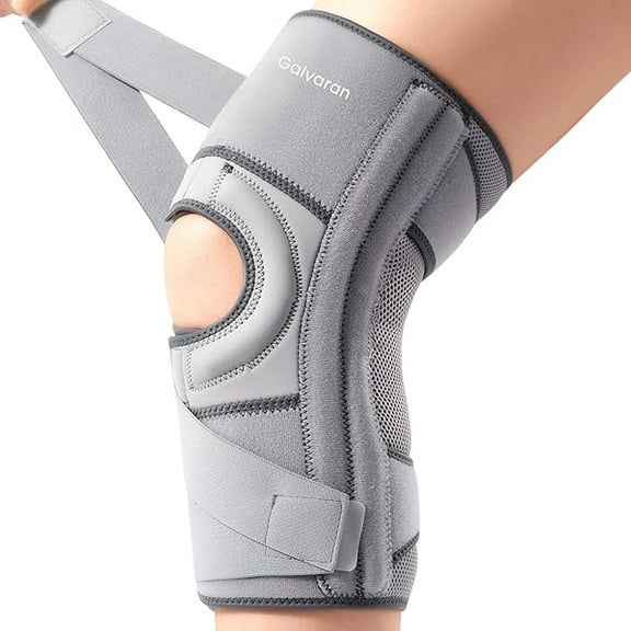 Knee Brace for Meniscus Tear:Adjustable Knee Support for Maximum Knee Pain,Side Stabilizers for Injury or Surgery Recovery - Men and Women