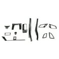 thumbnail image 2 of Dingln Patrón Kit Decoración 12pcs / Set De Control Central De Fibra De Carbono Perilla del Engranaje De Ajuste De Salida De Aire De La Cubierta Apta For Civic 10 De 16? 19, 2 of 8