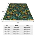 thumbnail image 3 of Fotbe Jungle Leopard Yellow Manta de Franela Acolchonada con Estampado, Súper Suave y Esponjosa, Extra Grande para Sofá, Cama, Uso Todo el Año-40"x30", 3 of 7