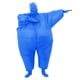 thumbnail image 4 of Traje inflable de cuerpo entero para adulto, color azul, de Costume RHYTHMARTS, 4 of 7