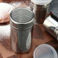 thumbnail image 3 of Mosey Stainless Steel Spice Sifter with Lid Fine Mesh Rotating Cover Seasoning Jar for Pepper Coffee Powder BBQ Spice Food Grade Salt Sugar Shaker Outdoor Camping & Kitchen Supplies, 3 of 8