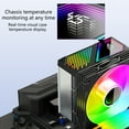 thumbnail image 3 of Gieenan CPU Cooling 4 Copper Pipes 120mm ARGB Fan High Performances For 775/115X/1700, 3 of 12