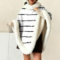 thumbnail image 2 of Cavosen Shawl for Women Dressy Fleece Elegant Wraps Plaid Soft Thicken Warm Scarves Trendy Winter Everyday Wear, 2 of 6
