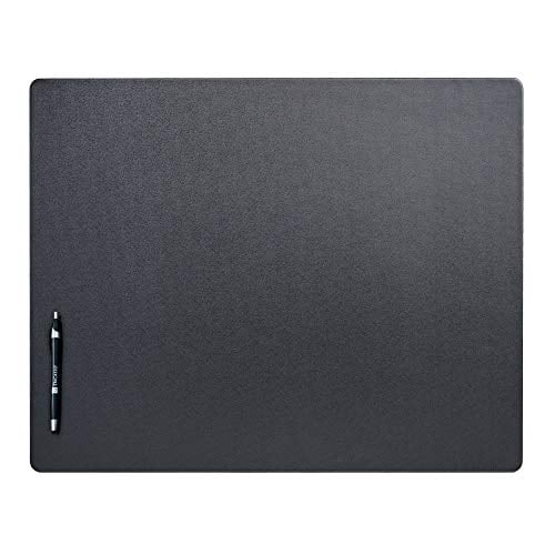 Dacasso Classic Leatherette Mat Desk pad, 24 x 19, Black
