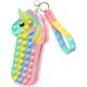 thumbnail image 1 of Pop Pencil Case Pencil Bag for Girls Kids Cute Fidget Pencil Box Organizer Unicorn Pen Case Holders Pop Bubble Make Up Pouch Silicone Cosmetic Bags wi, 1 of 4