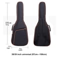 thumbnail image 2 of Matsuzay Bolsa gruesa para guitarra, doble correa para el hombro, caja transpirable de tela Oxford para guitarra, bolsa acolchada para guitarra de 10mm, Cables de audio/vídeo Numero 3, 2 of 6