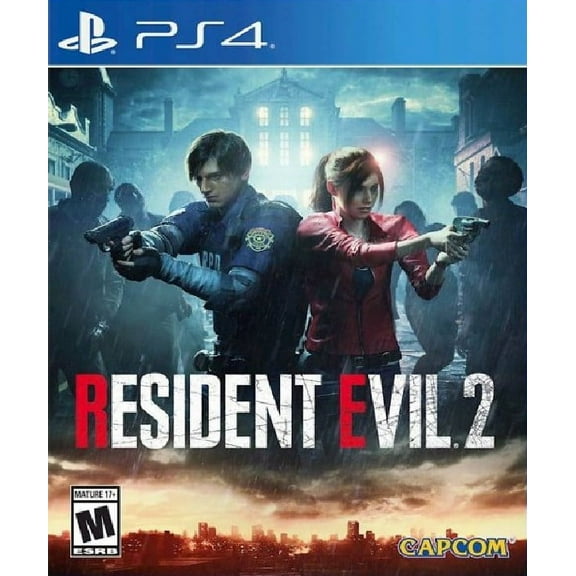 Restored Resident Evil 2 (Sony Playstation 4, 2019) Shooter Game (Refurbished)