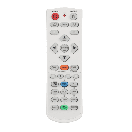 Compatible IR1304L LM2401 Replacement Remote Control for Optoma Projector, Fits W512 ZH403 4K550 EH415e EH415ST Series