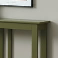 thumbnail image 3 of Kings Brand Furniture - Entryway Table - Narrow Console Table - Console Table with Storage - Hallway Decor - Wood Console Tables for Entryway - Narrow Console Sofa Side Table - Foyer - Avocado, 3 of 5
