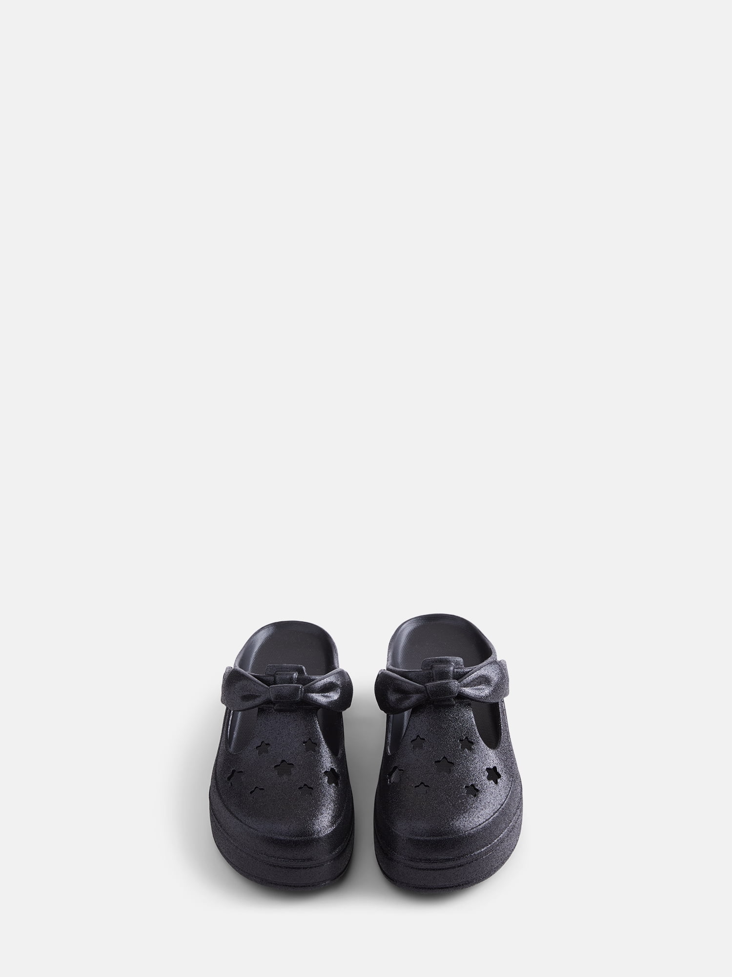 Justice Girls Chunky Bow Clog Sandals