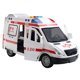 thumbnail image 1 of Coche de juguete ambulancia TITOUMI con luces y efectos de sonido de sirena, ruedas accionadas por fricción y luces LED, 1 of 8