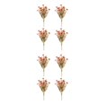 thumbnail image 2 of Flores artificiales Injueey 4 piezas realistas de otoño ecológicas, 2 of 6