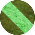 thumbnail image 1 of Ahgly Tapis d'Intérieur Lavable en Machine Carré Vert Algue, 3 Pieds Carré, 1 of 7