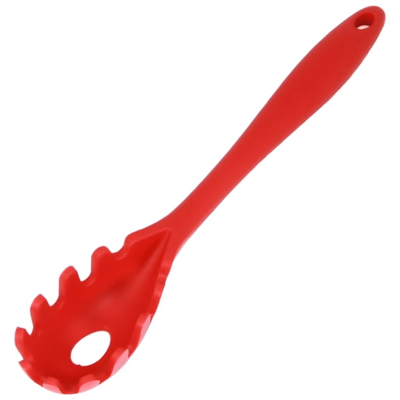 BPPEG Premium Silicone Spaghetti/Pasta Fork Utensil,11.5 Inch,Red