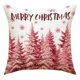thumbnail image 5 of Funda de almohada navideña de 45 cm con dibujos de Papá Noel, muñeco de nieve y árbol de Navidad, funda de cojín decorativa para el hogar y la cama del coche, 5 of 5