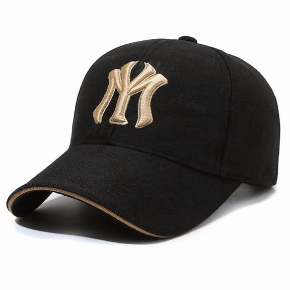 Luxury Letter Embroidered Baseball Cap, Classic Casual Peaked Hat, All-Season Outdoor Sports Sun Protection