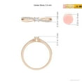 thumbnail image 5 of ANGARA Natural Prong Set Princess-Cut Diamond Promise Ring in 14K Rose Gold for Women (Size-2.5mm| Color-G| Clarity-VS2) | April Birthstone, Anniversary, Jewelry Gift for Women | Natural Diamond Ring, 5 of 9