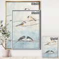 thumbnail image 2 of Bird Suspendu sur Arbre I - Toile Encadrée Style Ferme Moderne, 2 of 3