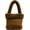 Brown, variant on JUYGO Women's Furry Shoulder Bag Plush Hobo Leather Bucket Tote Lightweight Handbag Cute Purse Soft Winter Satchels