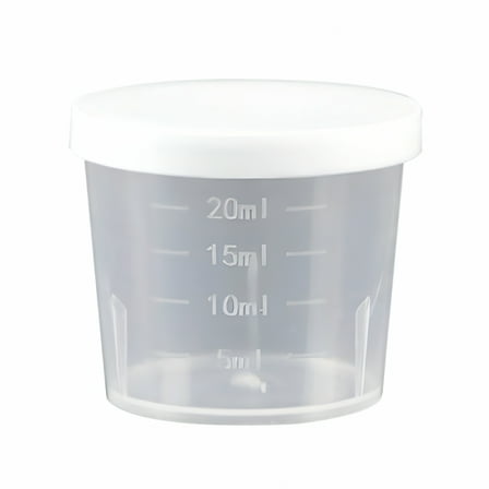 ACDANC Plastic Medicine Medication Measure Guided Measuring Container Cup
