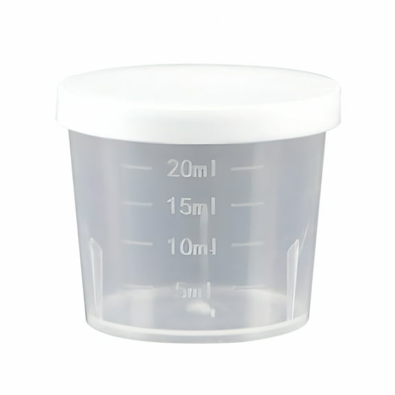 ACDANC Plastic Medicine Medication Measure Guided Measuring Container Cup