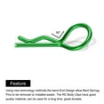 thumbnail image 4 of Uxcell 25pcs Body Clips Bent Springy Pins for 1/8 1/10 Scale Model RC Car Crawler Truck Shell Replacement(Green), 4 of 6