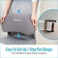 thumbnail image 6 of Relax Support - 100% Memory Foam Lumbar Support Pillow Back Pillow for Office Chair & Car, 6 of 6
