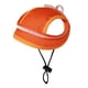 thumbnail image 4 of Gorra de béisbol Salvador Sombrero para mascotas con orificios para las orejas Sombrero de cubo transpirable Naranja S, 4 of 10