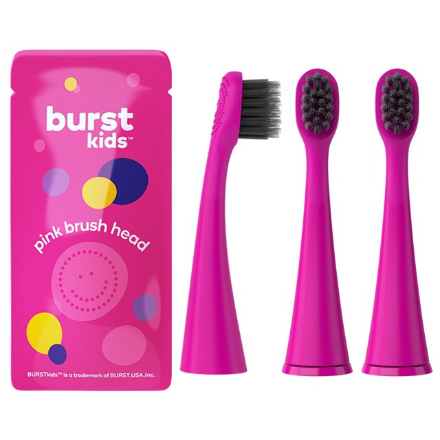 Cabezales de repuesto para cepillo de dientes eléctrico BURST Kids (paquete de 3)
