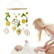 thumbnail image 3 of Cuna de Sonajero Cama Campana Juguetes Forma de Animales de Abeja Cuna ReciéN Nacido Sonajero MóVil Bolas de Lana Cuentas Campana de Cama para, 3 of 5