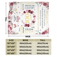 thumbnail image 3 of Happy 100th Birthday Blanket Gifts For Kids Adults - Lightweight Throw Blanket For Bedroom Living Room Decor Soft Fuzzy Fleece Cozy Plush Bed Couch 80"X60", 3 of 7