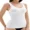 white, variant on Womens Tank Tops Seamless Tummy Control Shapewear Camisole Slimming Body Shaper Vest Invisible Undershirt Daily Wear White-L