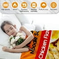 thumbnail image 2 of Ramen Noodle Fleece Blanket for Boys and Girls, Super Soft Warm Flannel Throws Gift for Birthday Christmas Room Decor All Season Bed Couch Sofa (50x60 Inches), 2 of 6
