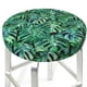 thumbnail image 3 of Disketp Monstera Leaves Funda Redonda para Taburete, Funda de Cojín para Silla de Bar Suave y Elástica-12 inch, 3 of 7