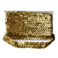 thumbnail image 2 of Belagio 1" Wide x 10 Yards, Stretch Sequin Trim, Gold, 1 Bolt, 2 of 3