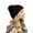 Black, variant on Men Women Slouchy Knit Ski Hat Cuffed Skull Cap Beanie