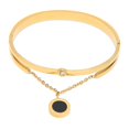 thumbnail image 3 of Pulsera Decoración de diamantes de imitación Dorado Elegante regalo Elección Brazalete Joyería para adolescentes Adultos Cumpleaños Aniversario, 3 of 10